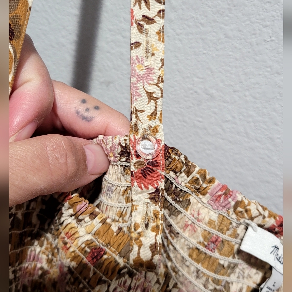 Madewell Tucker Tie Strap Lucie Mini Dress - Picture 5 of 9